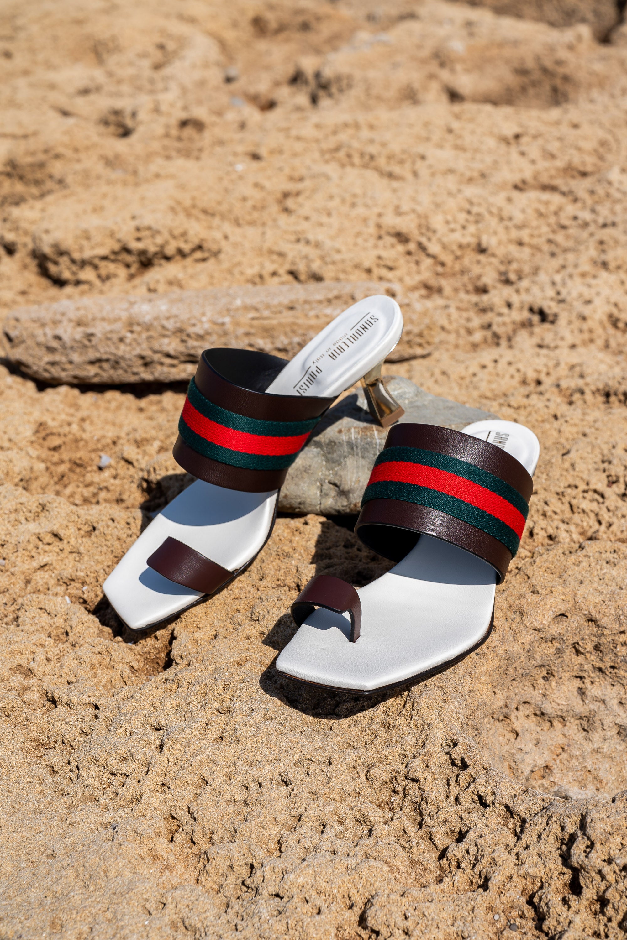 Sandalo Elegance in Pelle Marrone