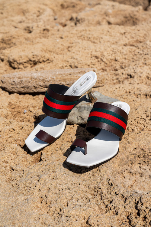 Sandalo Elegance in Pelle Marrone