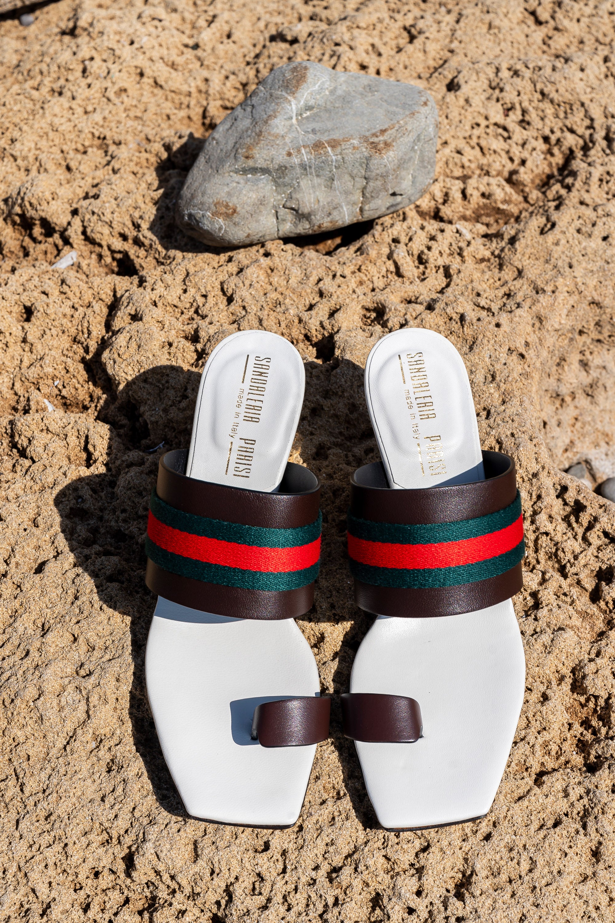 Sandalo Elegance in Pelle Marrone
