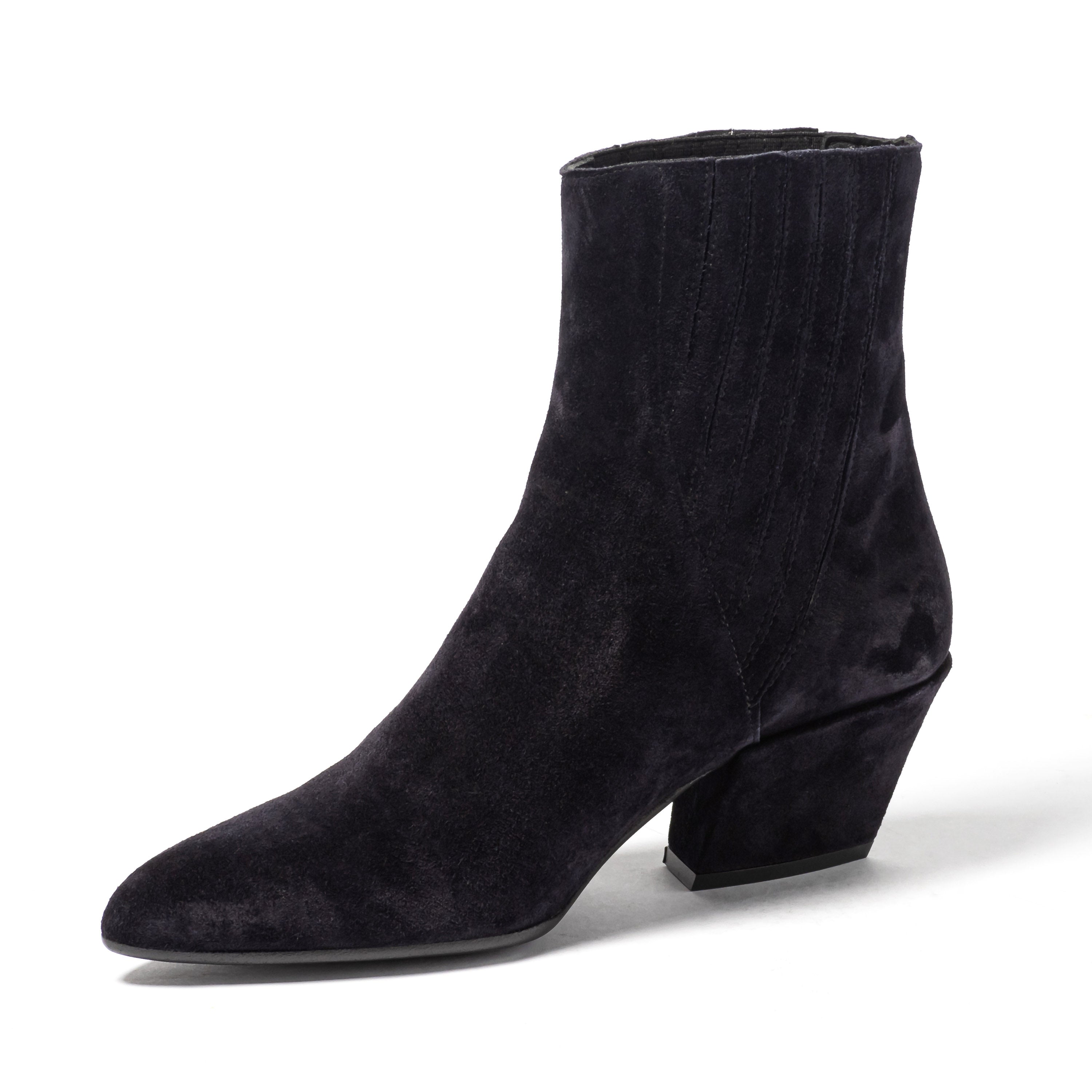 UAU TRONCHETTI TEXANI IN CAMOSCIO BLU