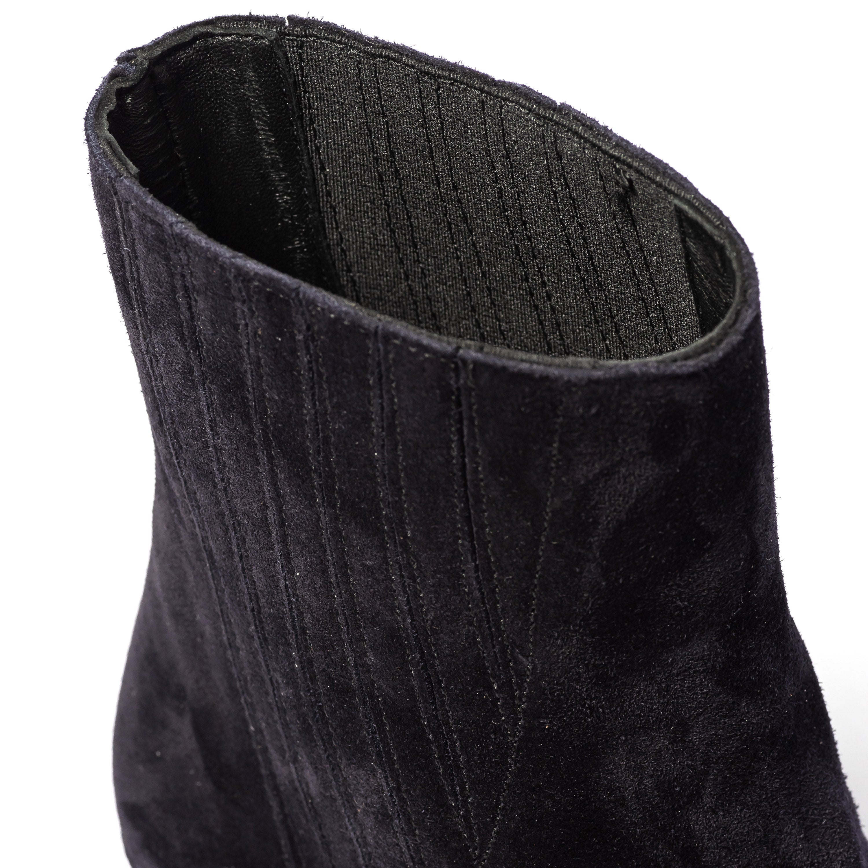 UAU TRONCHETTI TEXANI IN CAMOSCIO BLU