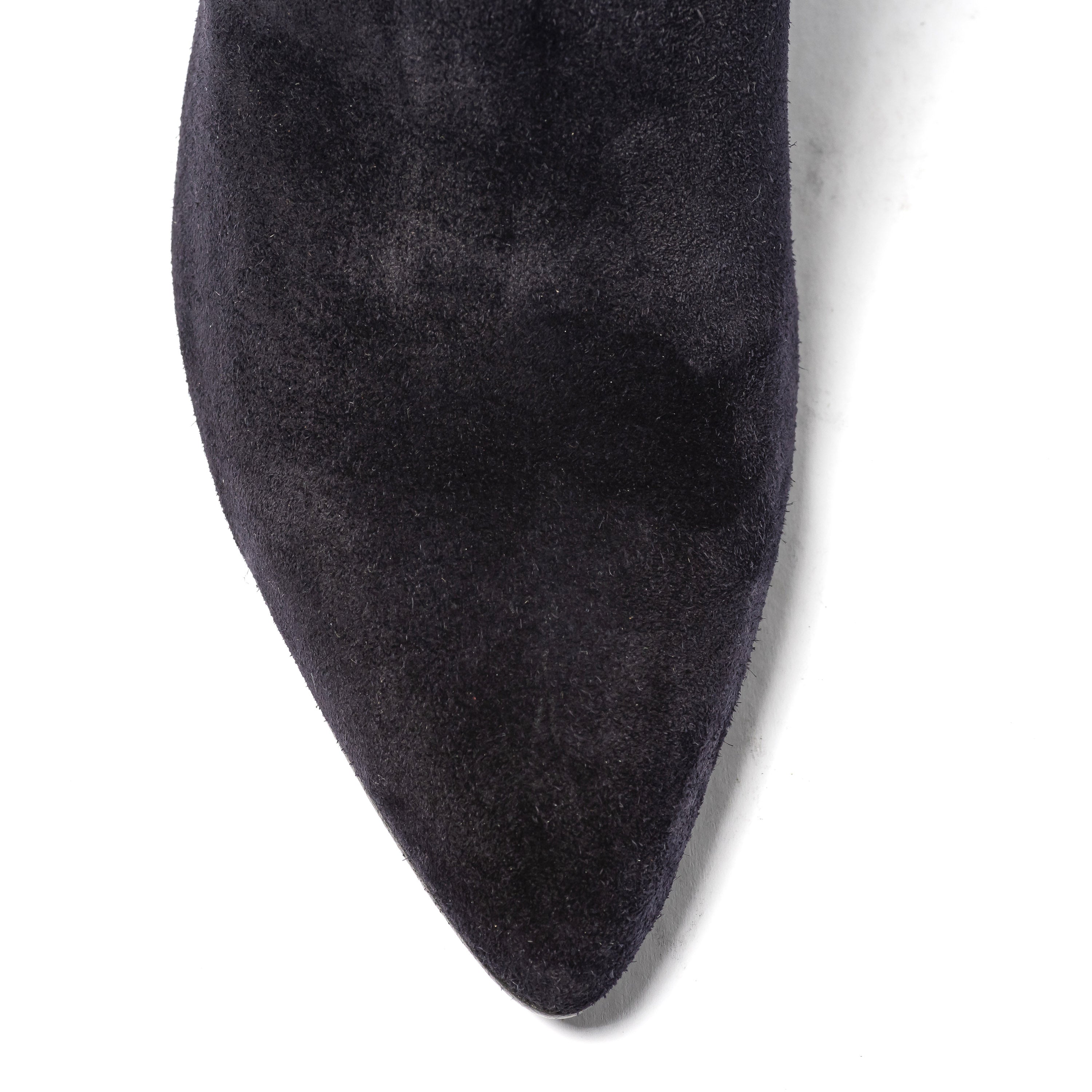 UAU TRONCHETTI TEXANI IN CAMOSCIO BLU