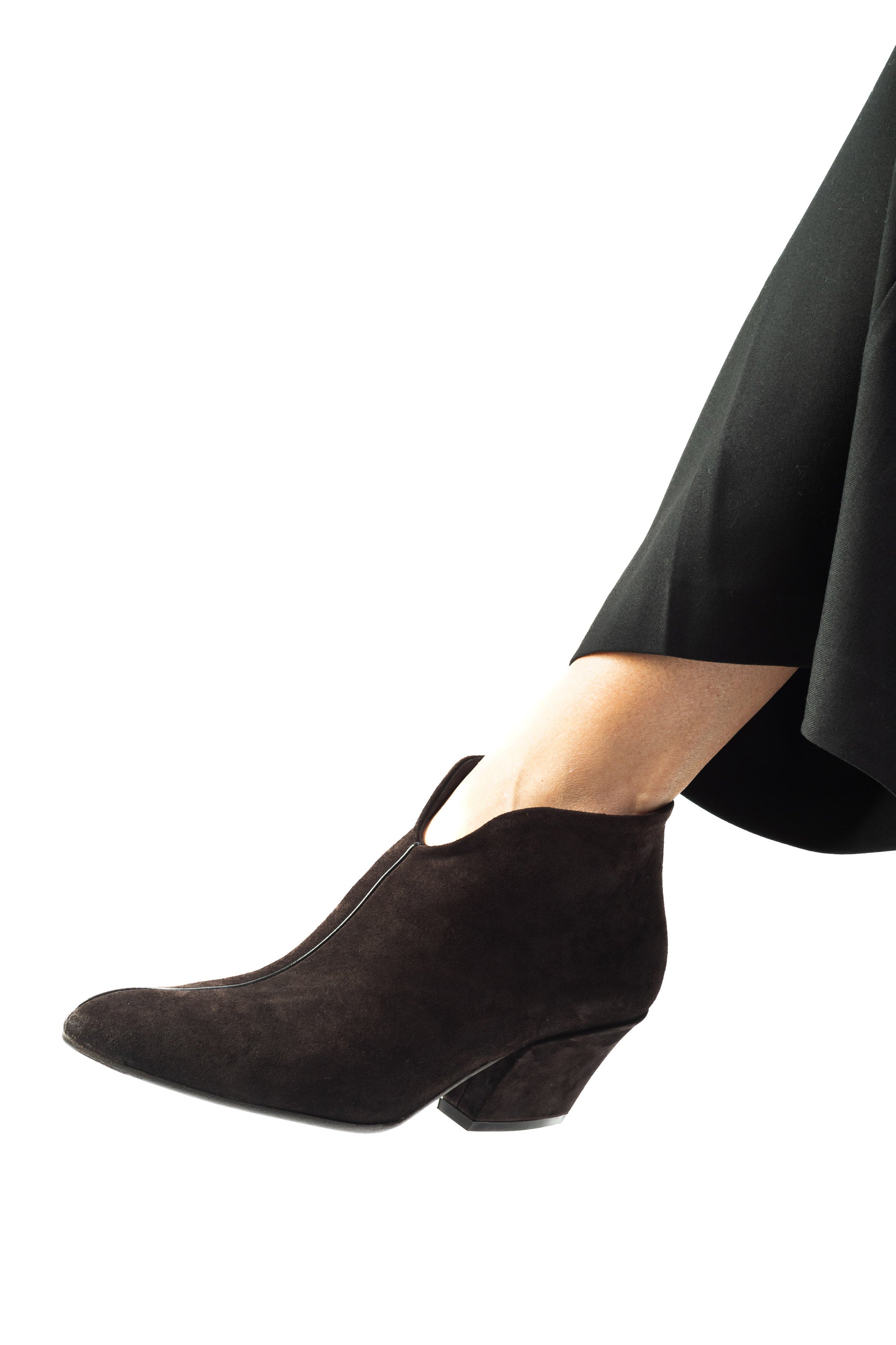 UAU TRONCHETTI TEXANI IN CAMOSCIO MARRONE