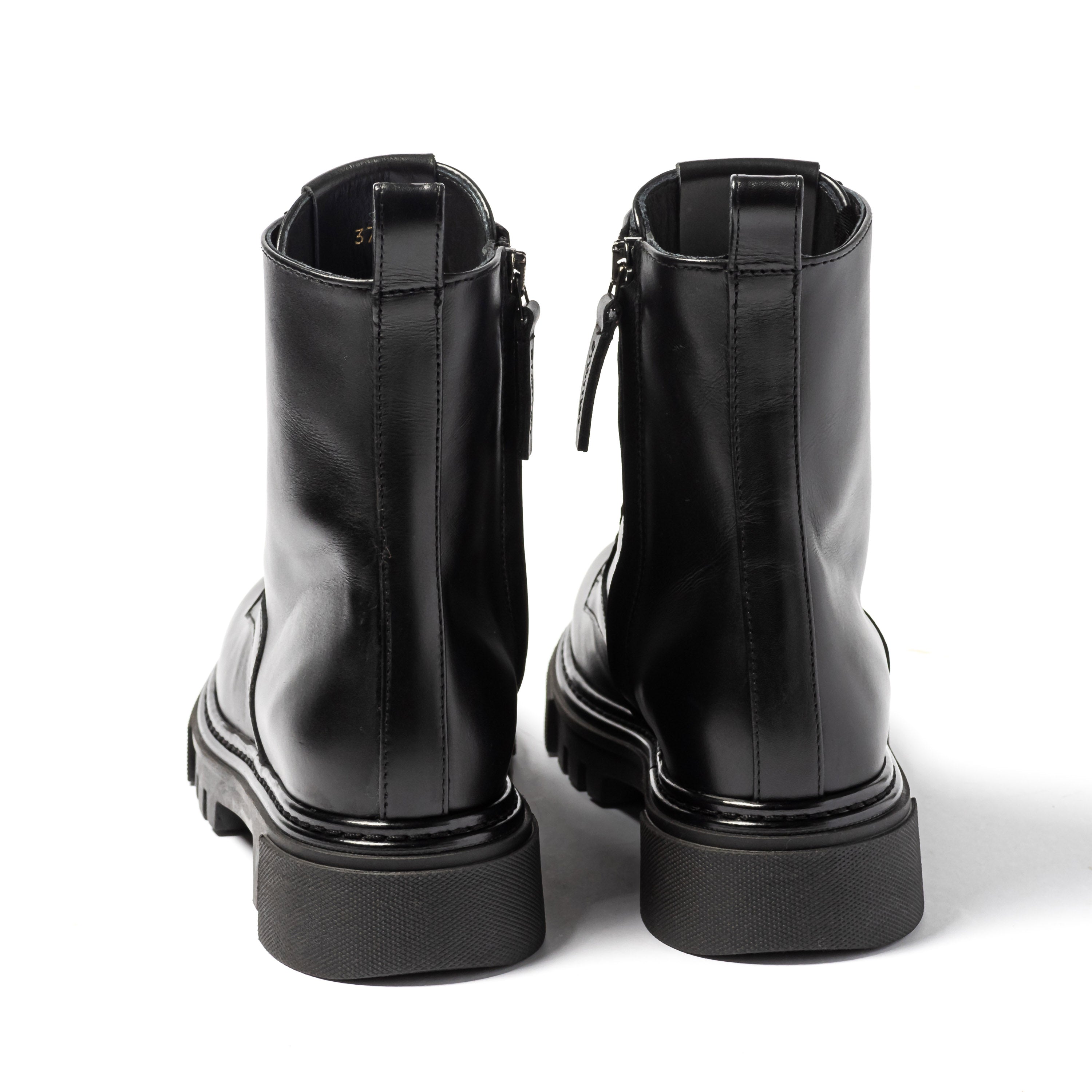 Stokton Anfibio Nero Con Lacci