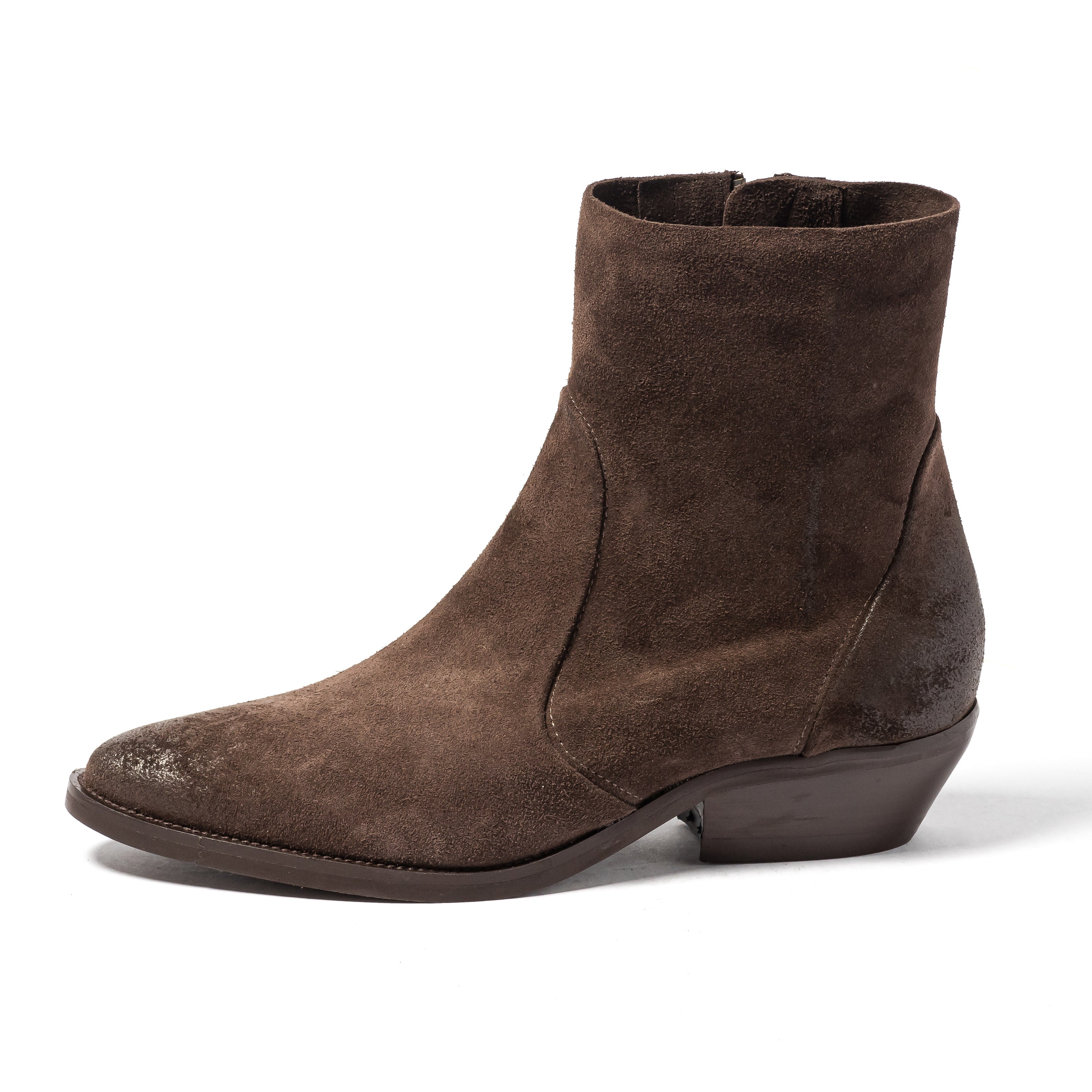 Stivaletto JULIE DEE Artigianale In Camoscio